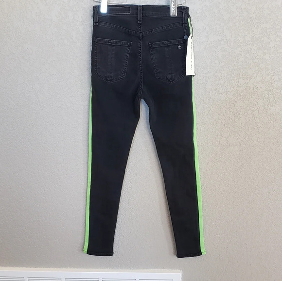 Rag & Bone Maize jean Black / Lime - Picture 3 of 6